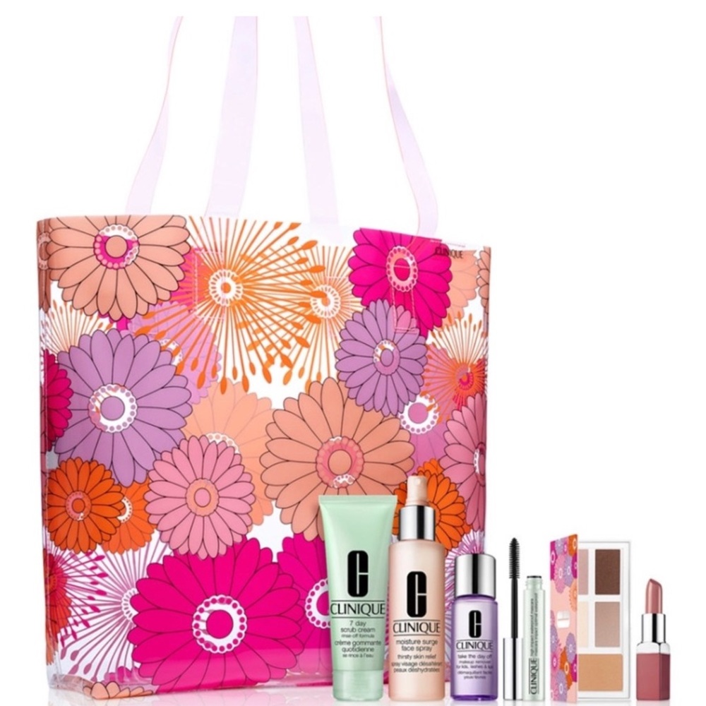 Clinique vinyl clear bag